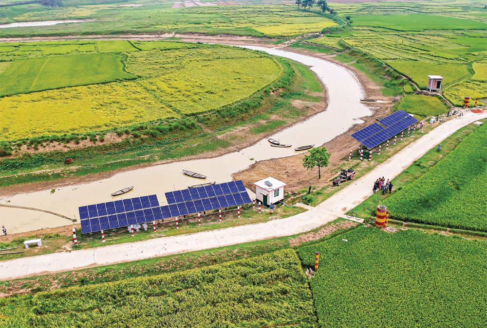 Solar irrigation project, Shapahar