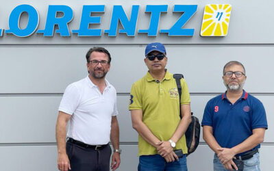 LORENTZ pump R&D center at Humburg, Germany visit of SSREL high officials